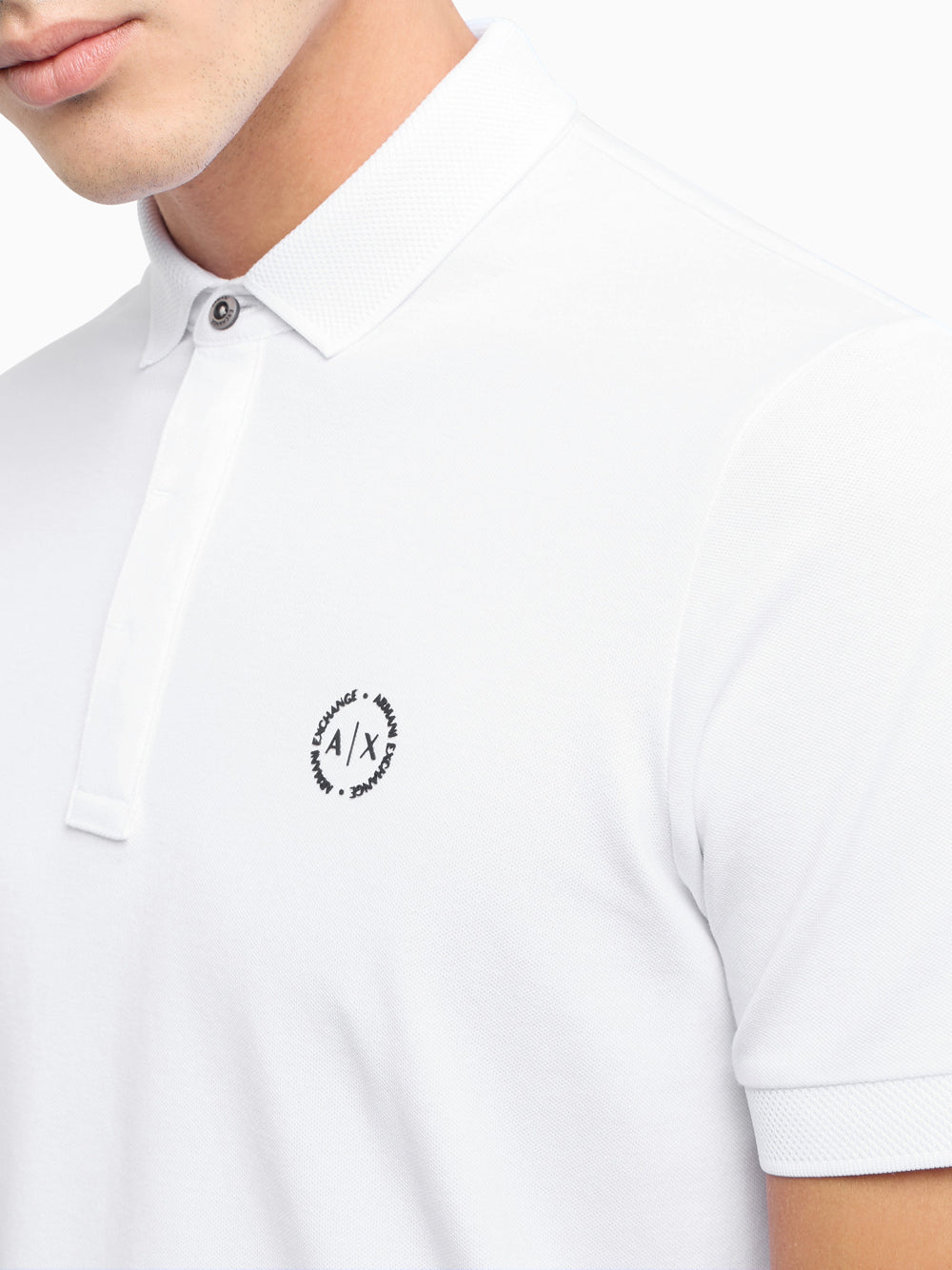 Polo Armani Exchange Uomo - Bianco