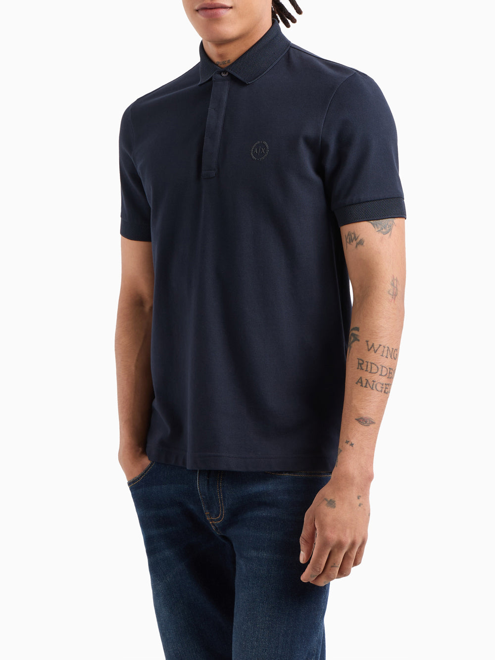 Polo Armani Exchange Uomo - Navy