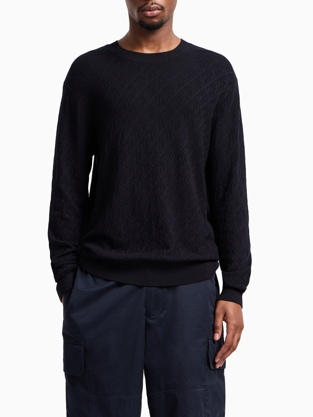 Pullover Armani Exchange Uomo - Blu