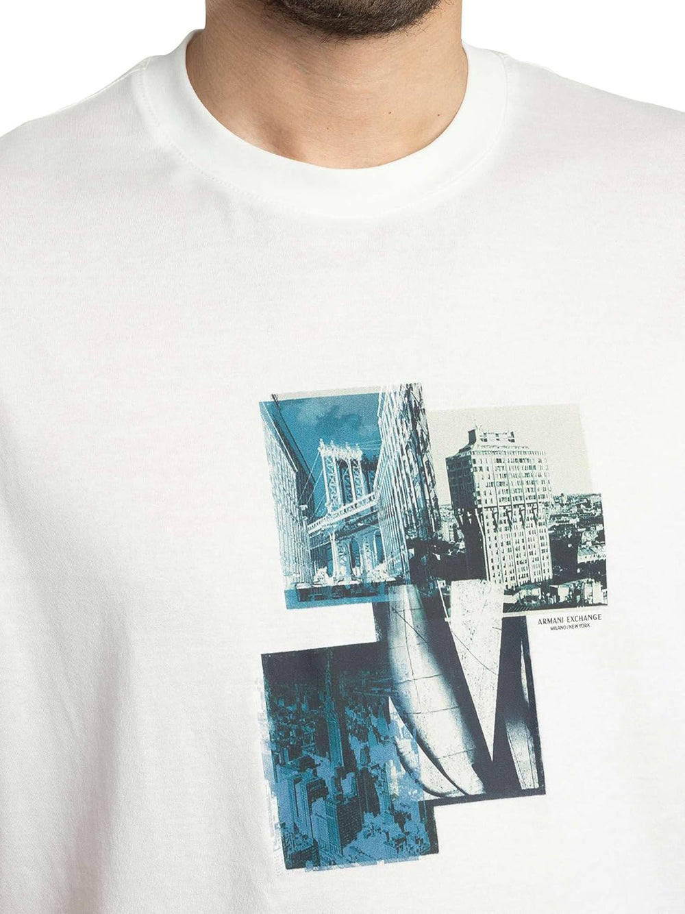 T-shirt Armani Exchange Uomo - Bianco