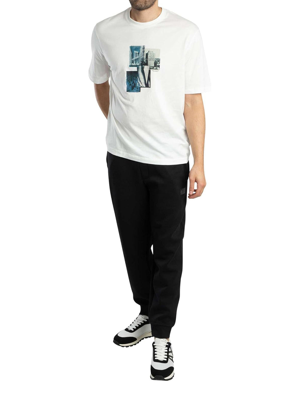 T-shirt Armani Exchange Uomo - Bianco