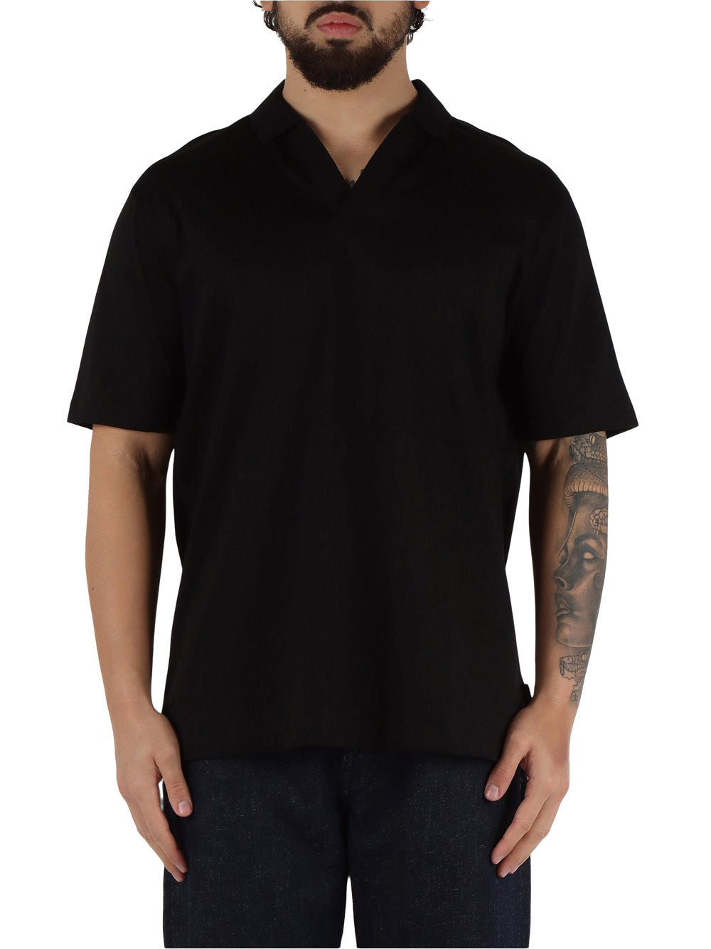 Polo Armani Exchange Uomo - Nero