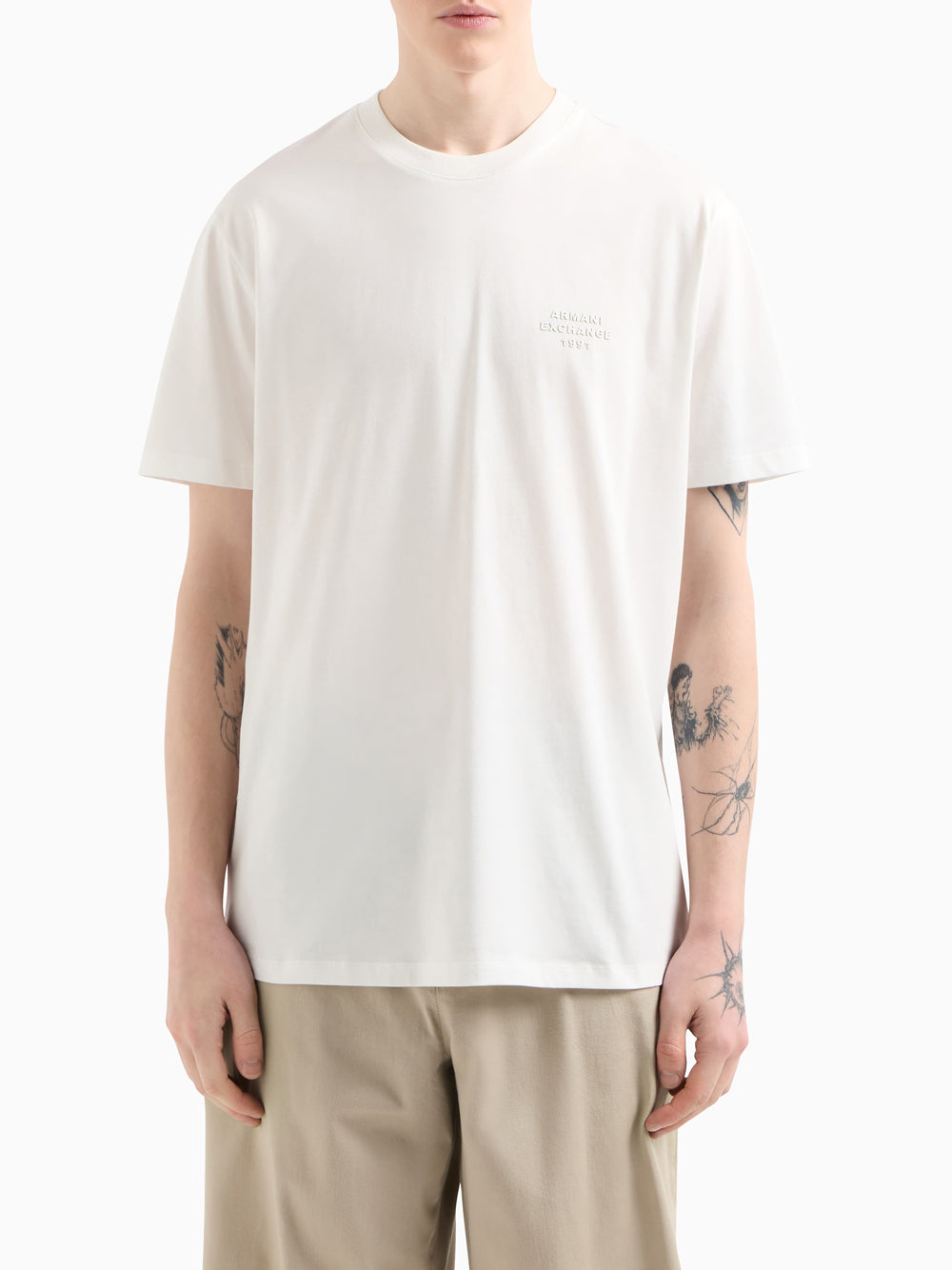 T-Shirt Armani Exchange Uomo - Bianco