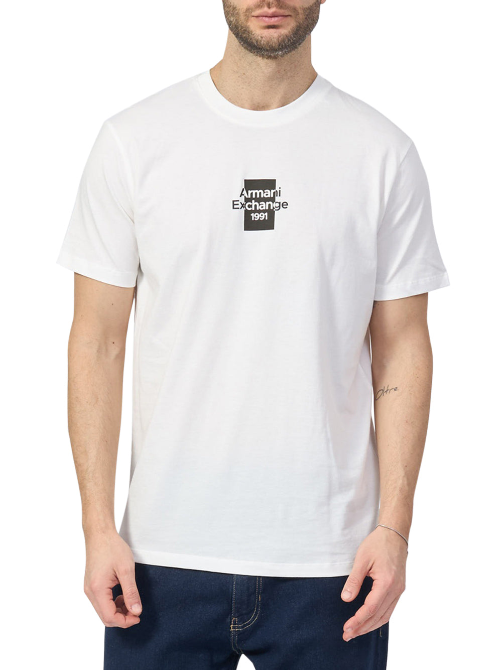 T-Shirt Armani Exchange Uomo - Bianco