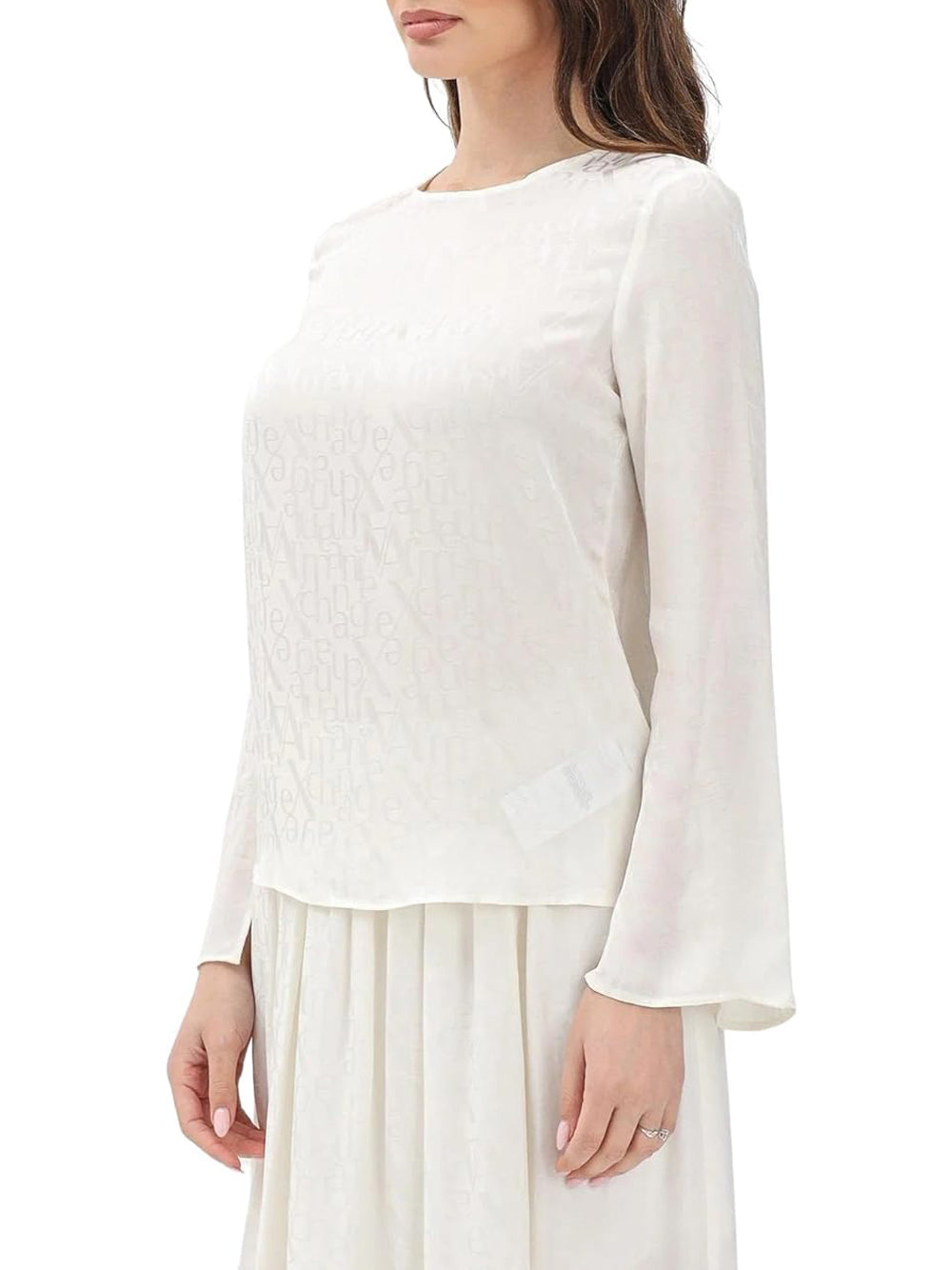 Maglia Armani Exchange Donna - Avorio