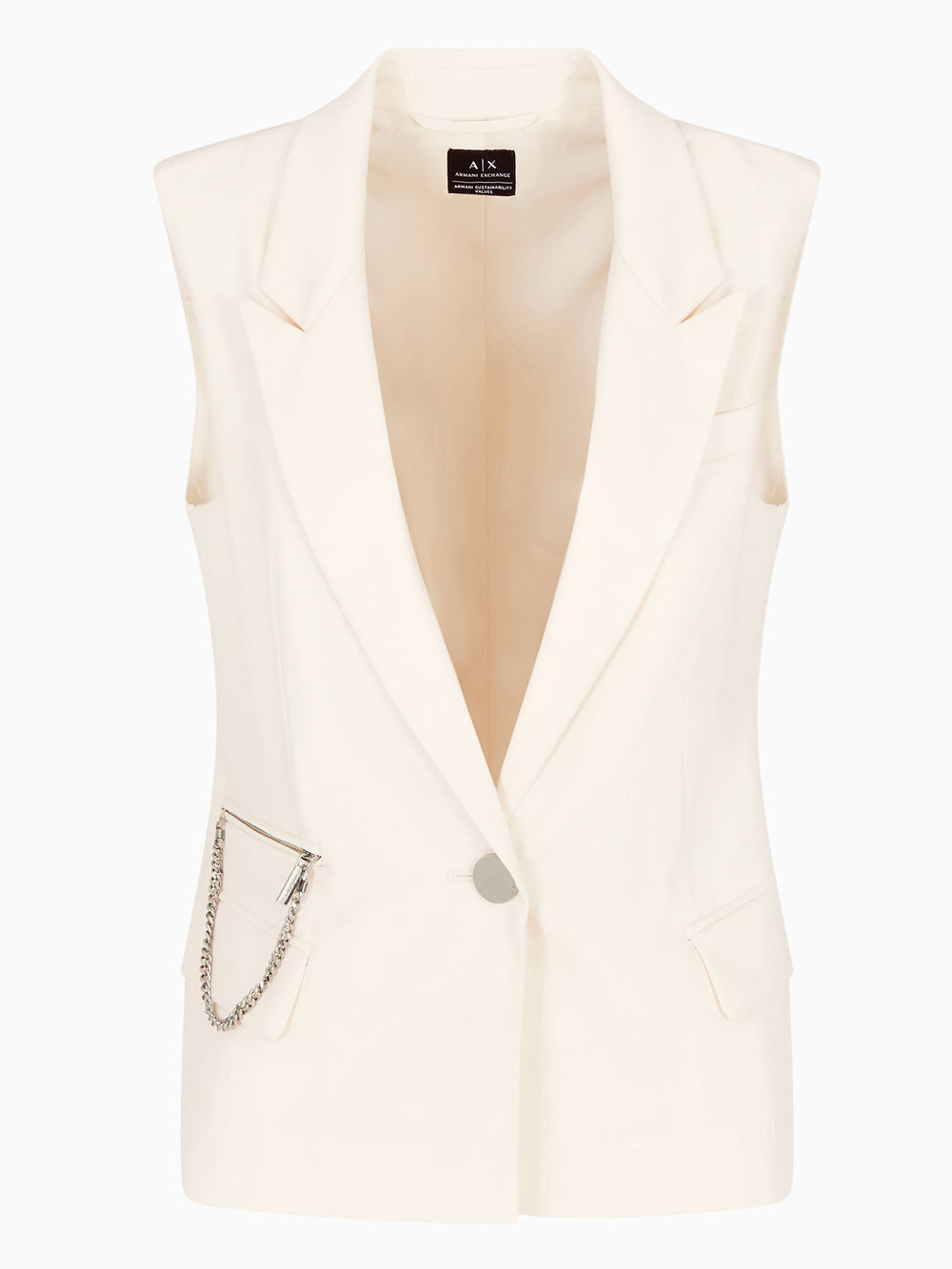 Gilet Armani Exchange Donna - Bianco