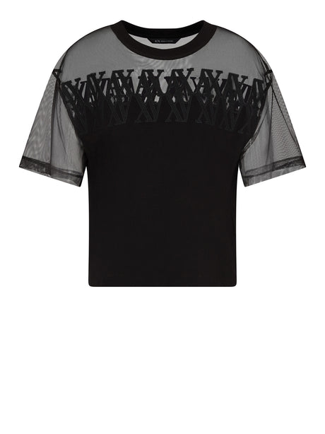T-Shirt Armani Exchange Donna - Nero