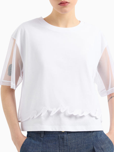 T-Shirt Armani Exchange Donna - Bianco