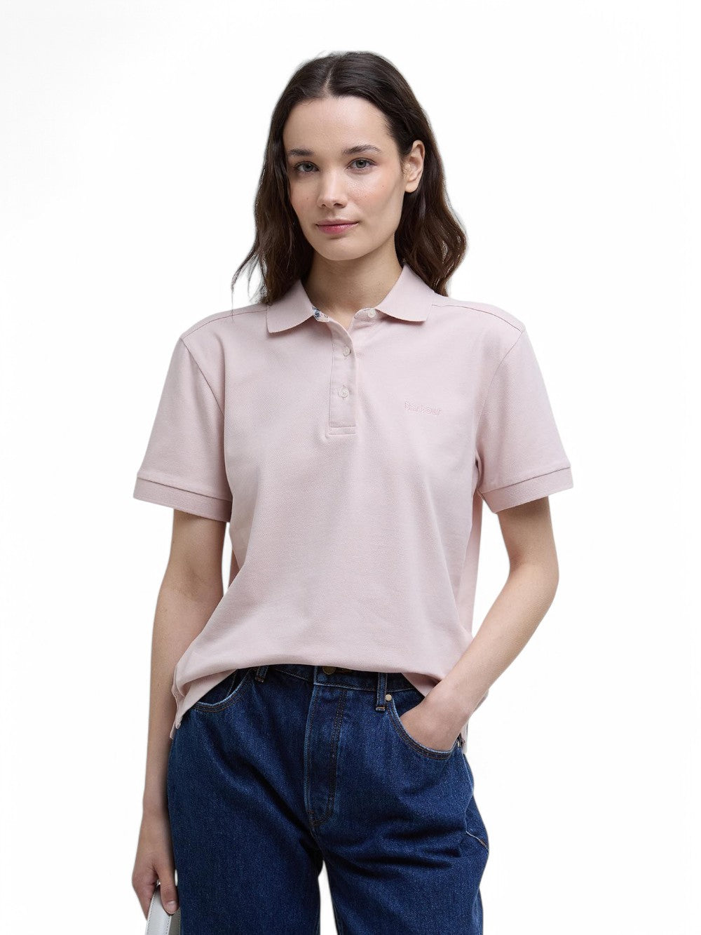 Polo Bowford Barbour Donna - Rosa