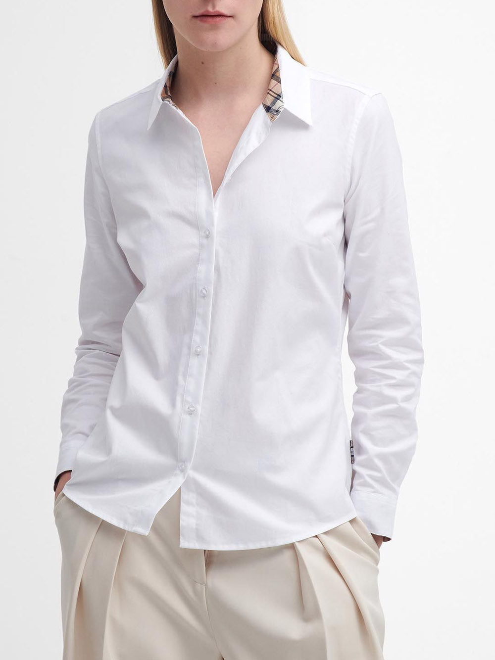 Camicia Derwent Barbour Donna - Bianco