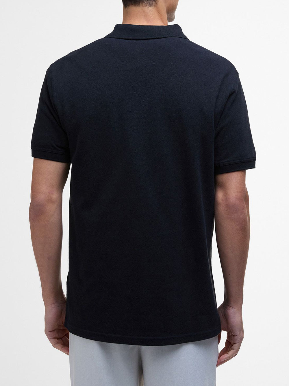 Polo Lightweight Pique Barbour Mc Queen Uomo - Nero