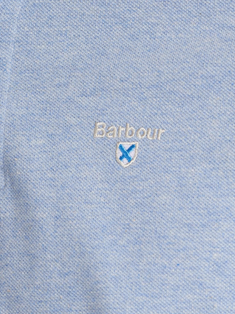 Polo Barbour Tartan Pique Uomo - Celeste