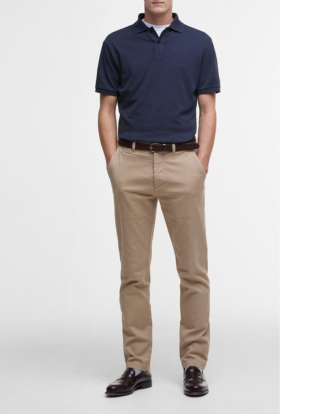 Polo Hylton Interlock Barbour Uomo - Navy