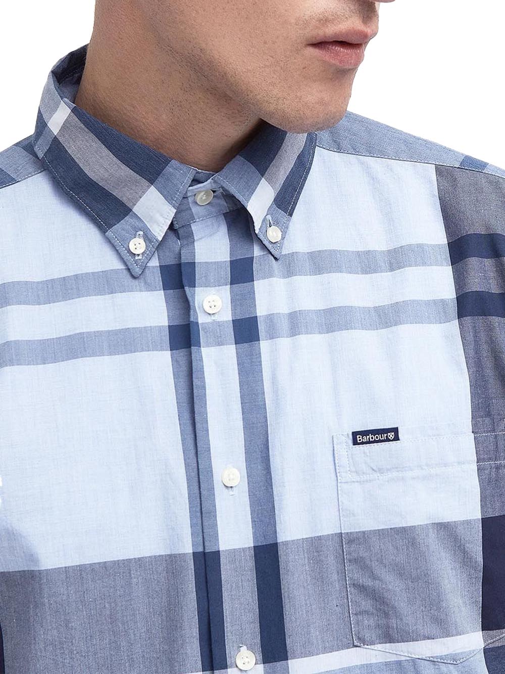 Camicia Harris Tailored Barbour Uomo - Blu