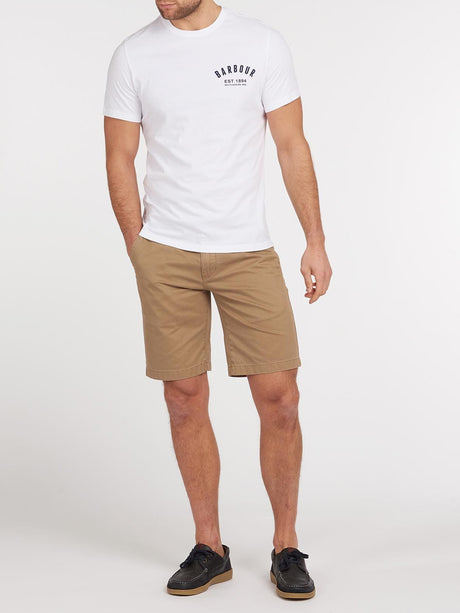 T-Shirt Barbour Uomo - Bianco