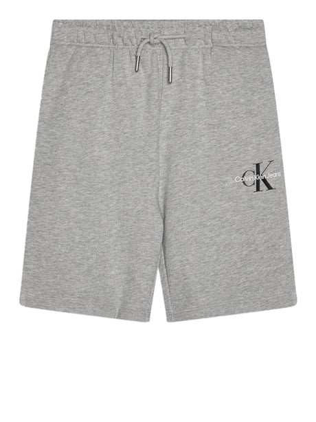 Pantaloncino Felpa Calvin Klein jr Bambino - Grigio