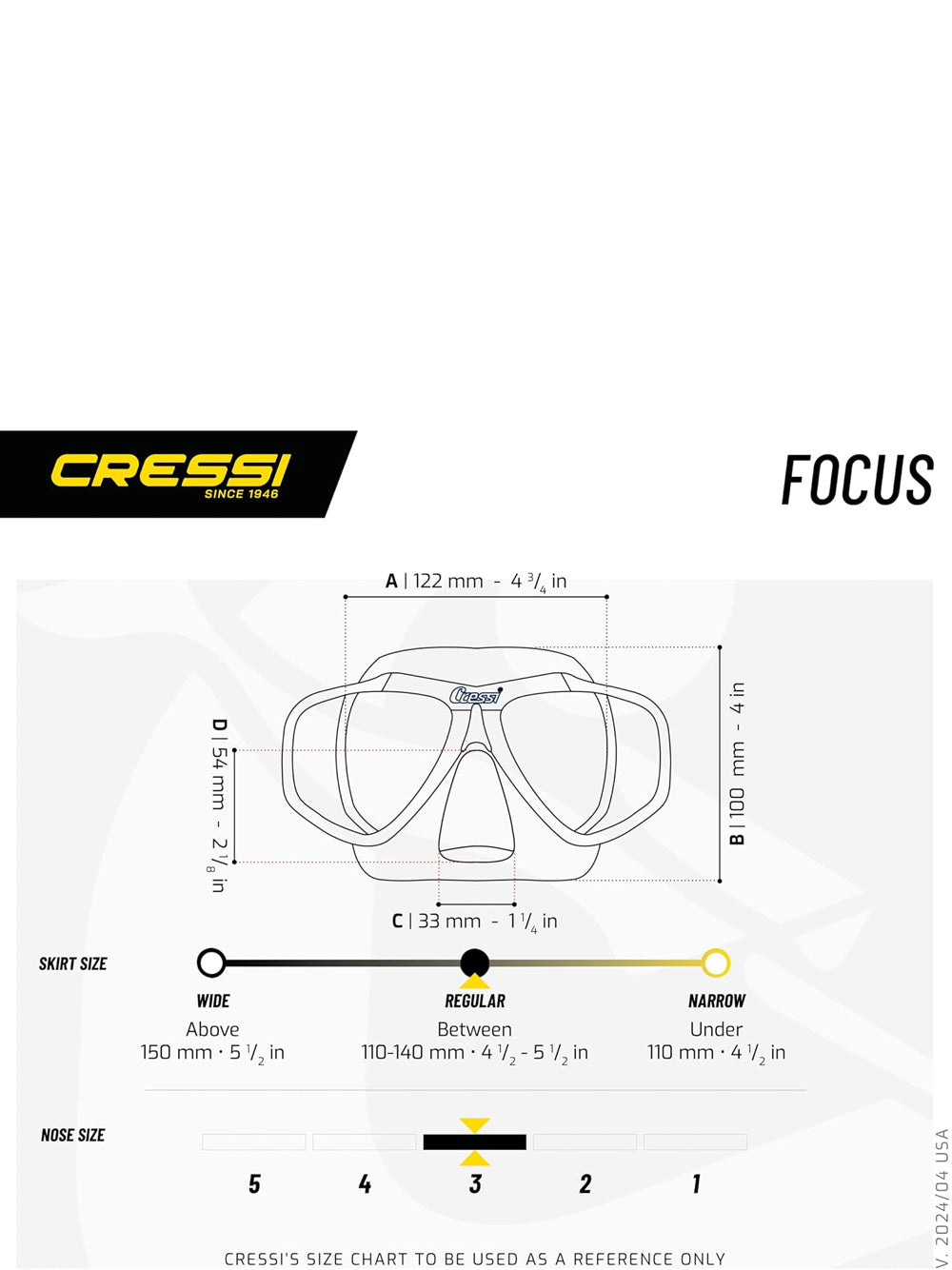 Maschera - Boccaglio Cressi Unisex