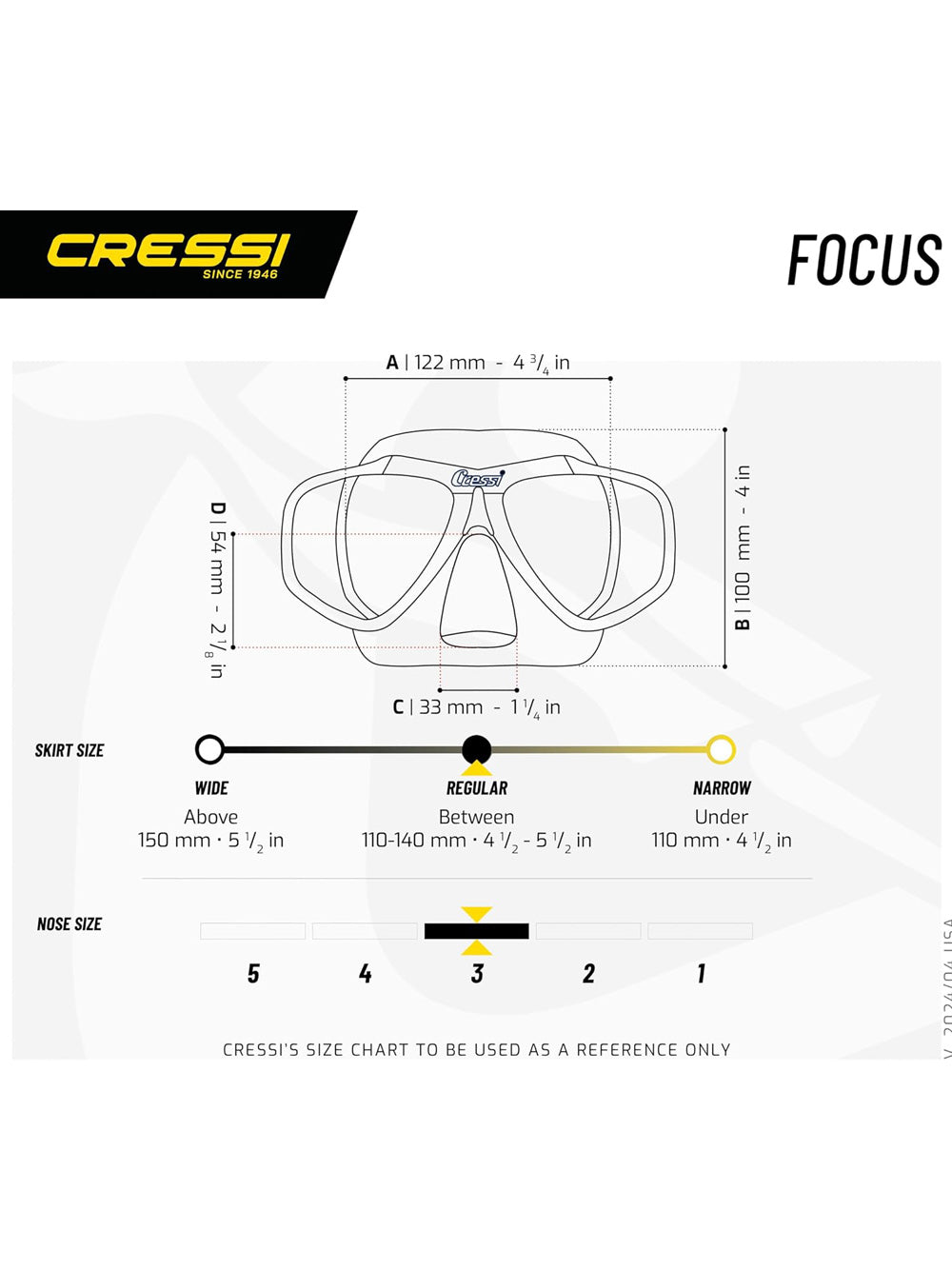 Maschera - Boccaglio Cressi Unisex