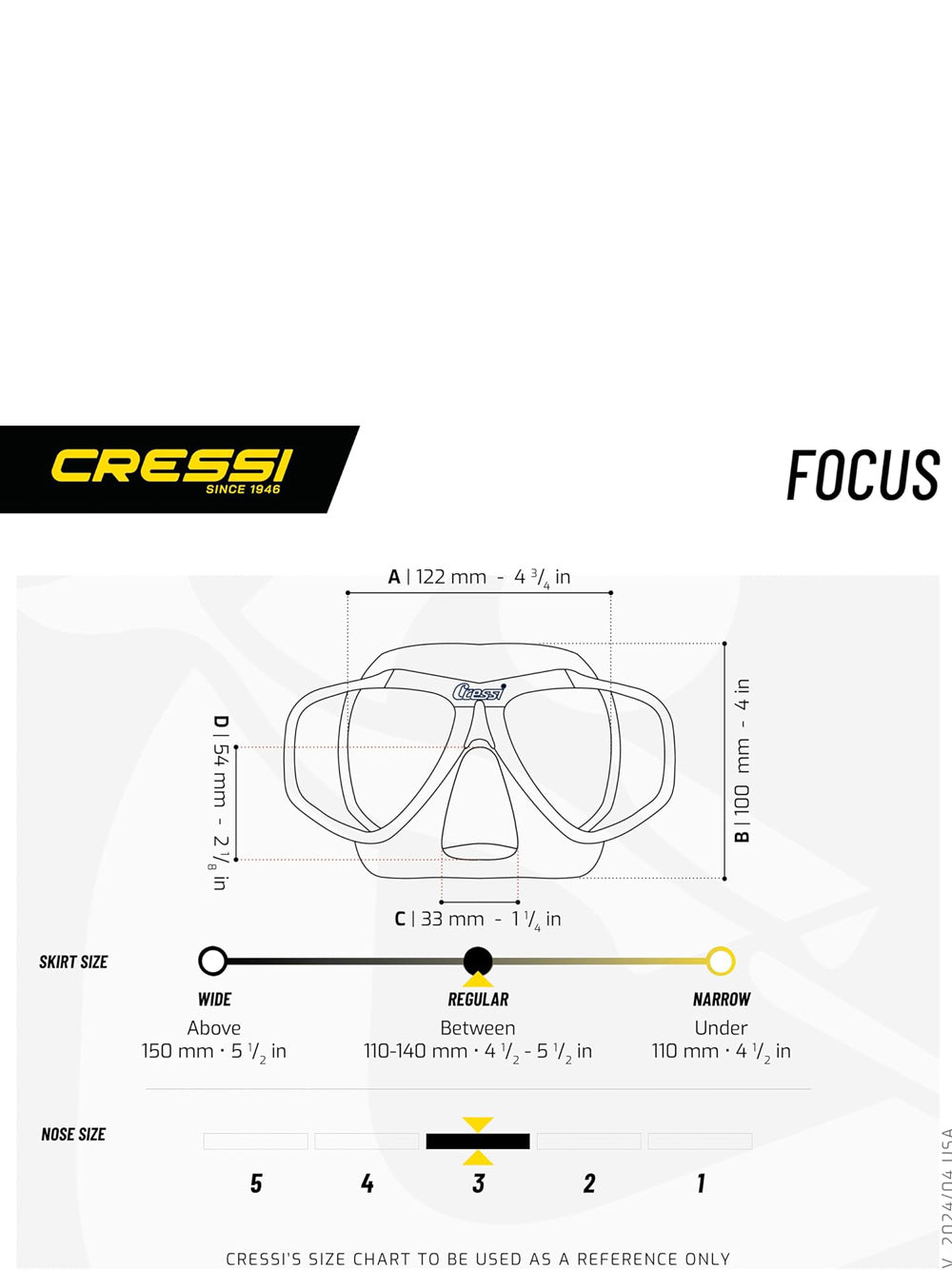 Maschera - Boccaglio Cressi Unisex