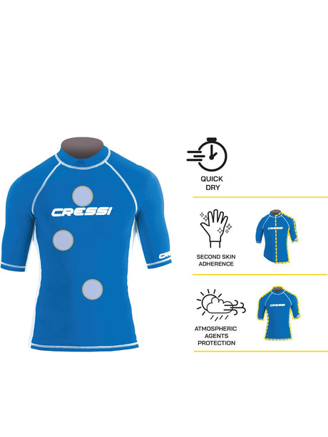 Maglia Sportiva Cressi Uomo - Multicolore