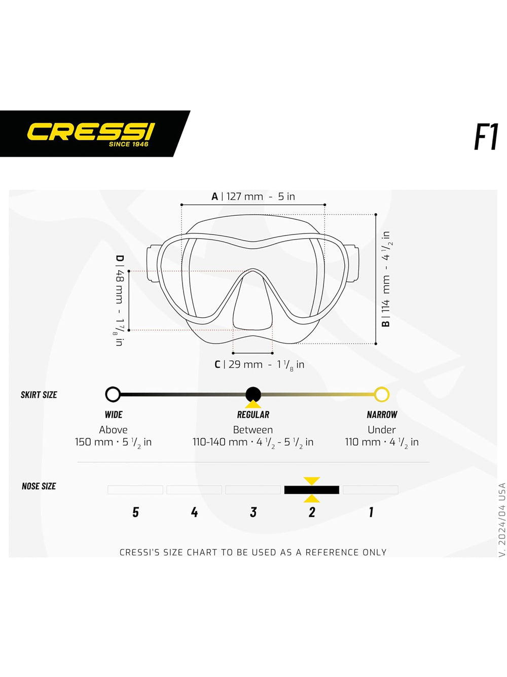 Maschera - Boccaglio Cressi Unisex