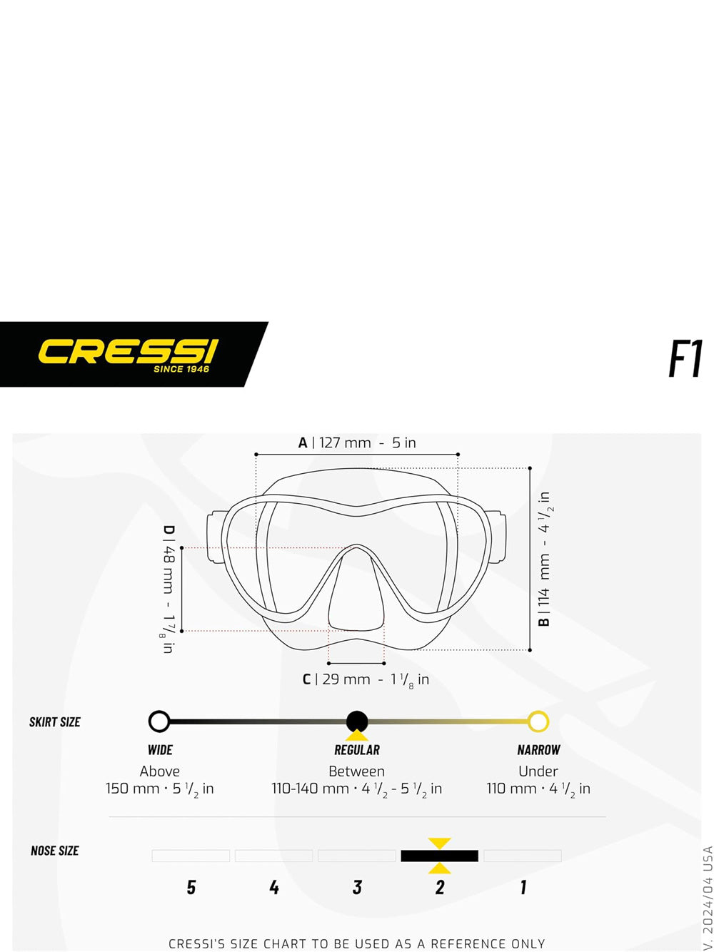 Maschera - Boccaglio Cressi Unisex