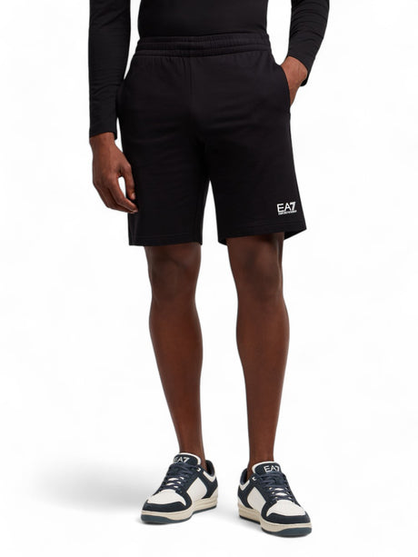 Pantaloncino Felpa Ea7 Uomo - Nero