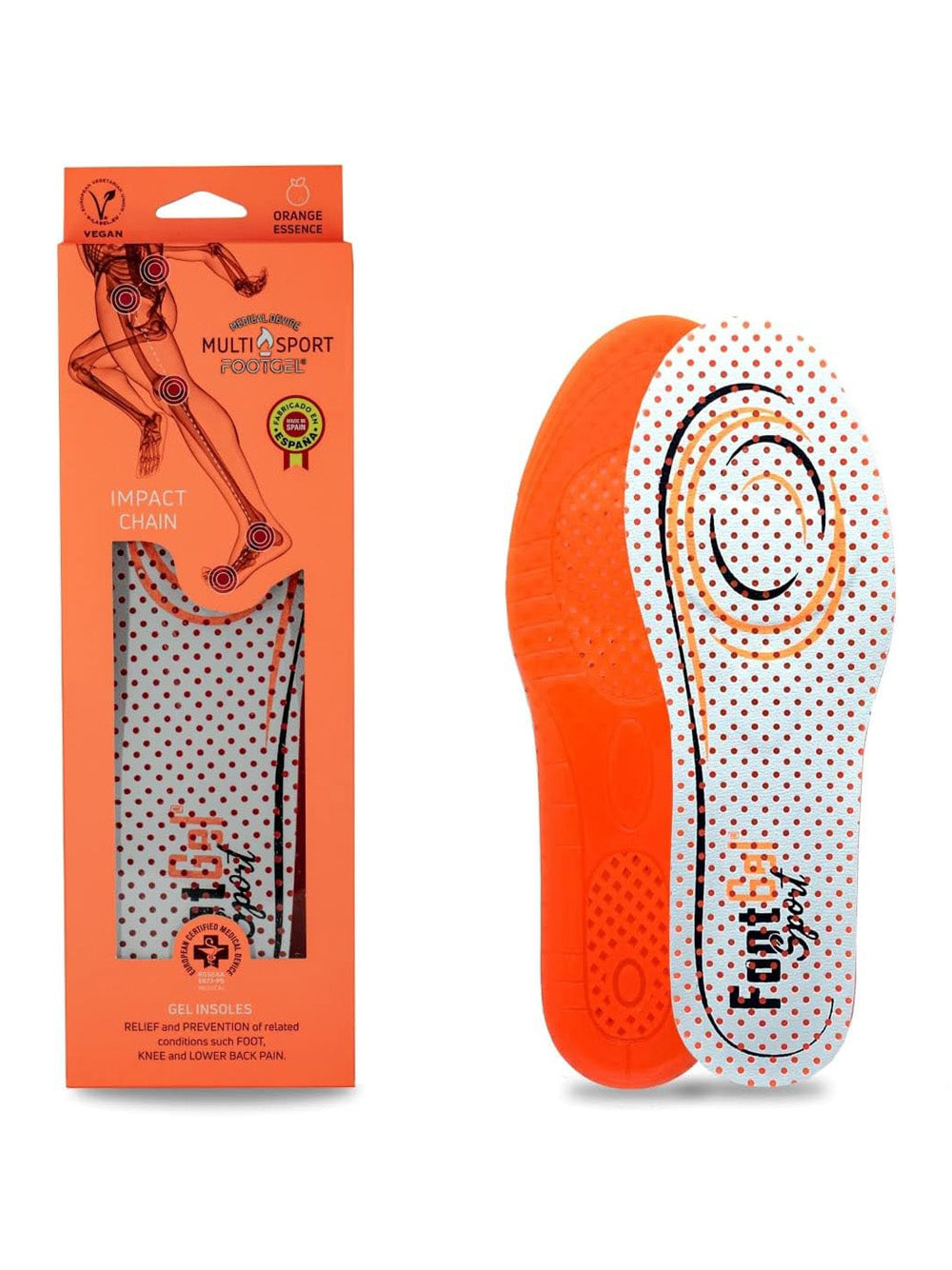 Accessorio Sportivo Footgel Unisex - Arancione