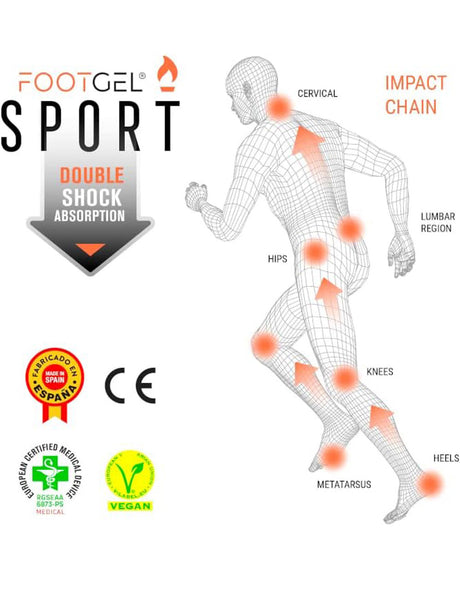 Accessorio Sportivo Footgel Unisex - Arancione