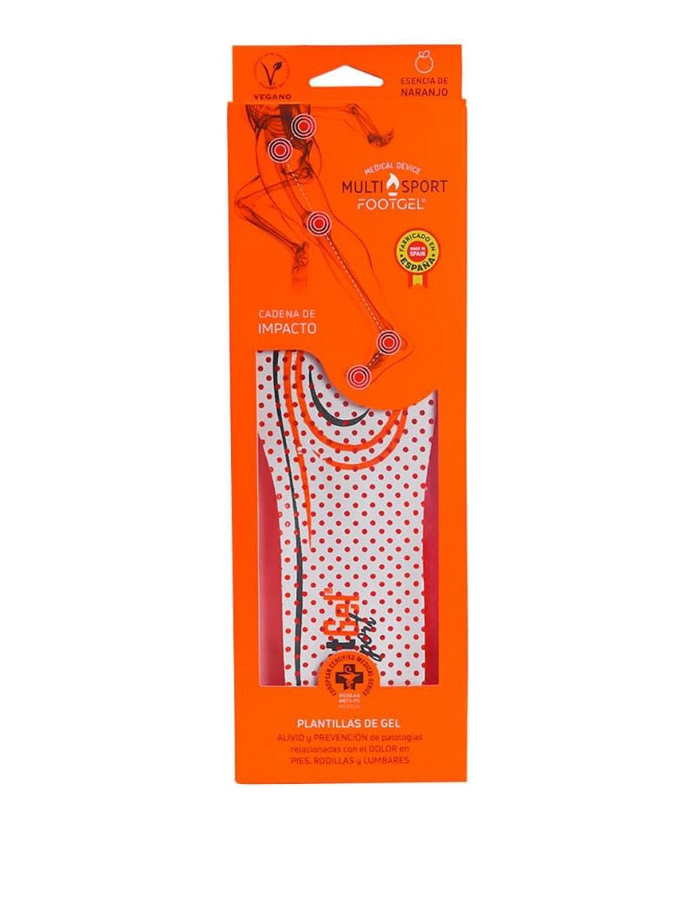 Accessorio Sportivo Footgel Unisex - Arancione