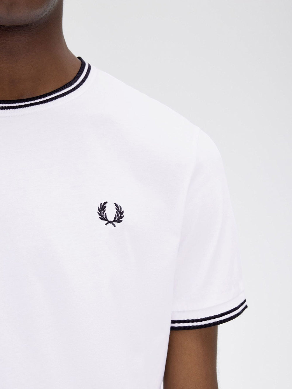 T-Shirt Fred Perry Uomo - Bianco