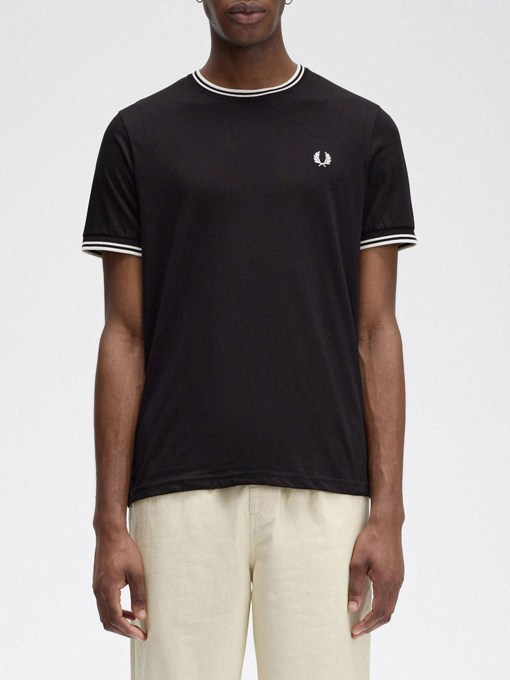 T-Shirt Fred Perry Uomo - Nero