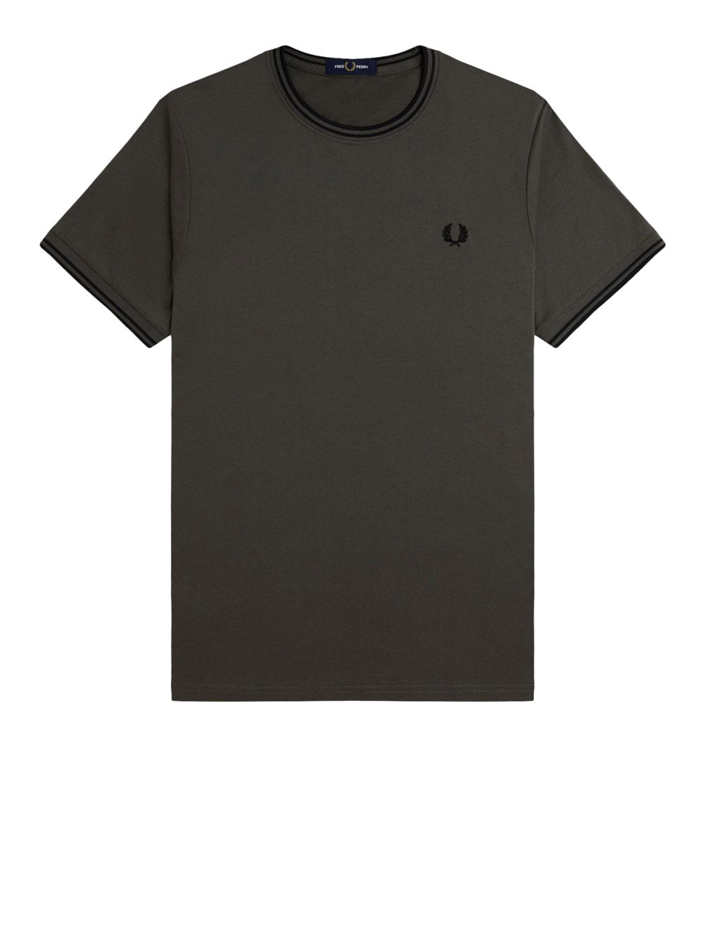 T-Shirt Fred Perry Twin Tipped Uomo - Verde