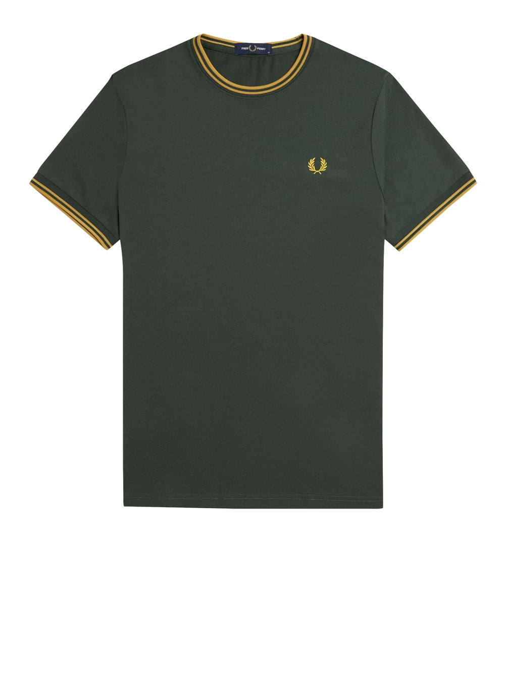 T-Shirt Fred Perry Twin Tipped Uomo - Verde