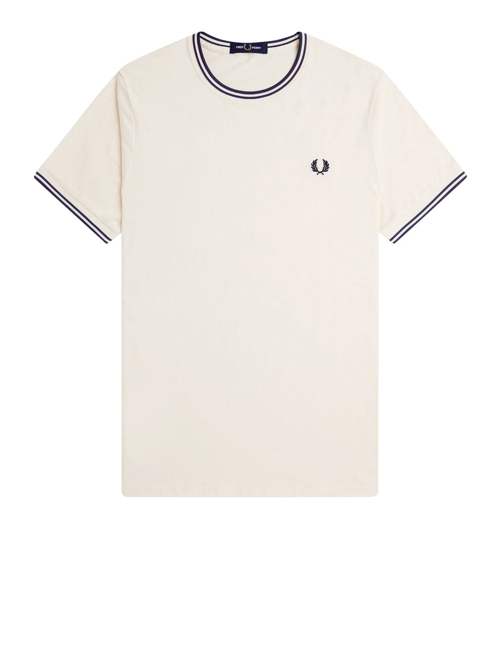 T-Shirt Fred Perry Twin Tipped Uomo - Avorio