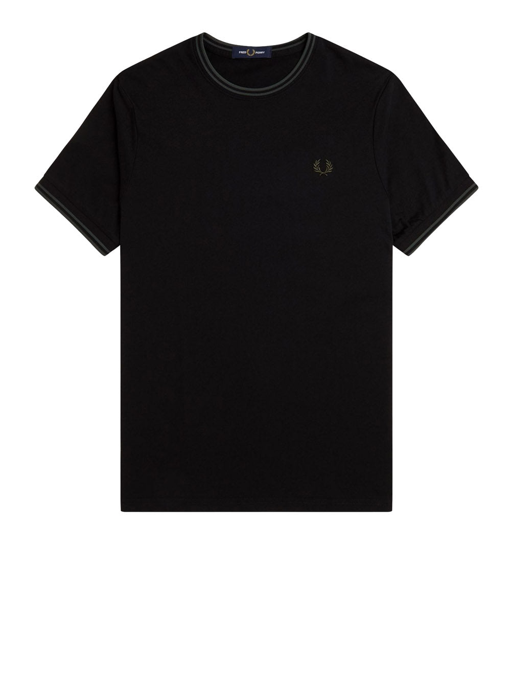 T-Shirt Fred Perry Twin Tipped Uomo - Nero
