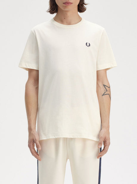 T-Shirt Fred Perry Uomo - Avorio