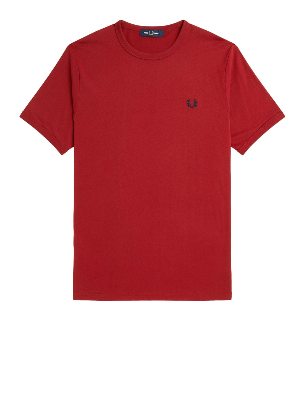 T-Shirt Fred Perry Ringer Uomo - Rosso