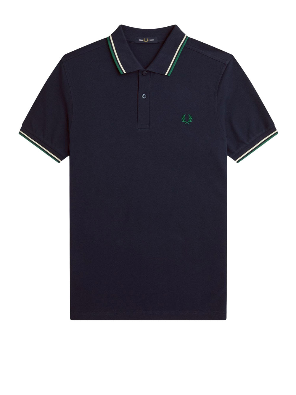 Polo Fred Perry Twin Tipped Uomo - Blu