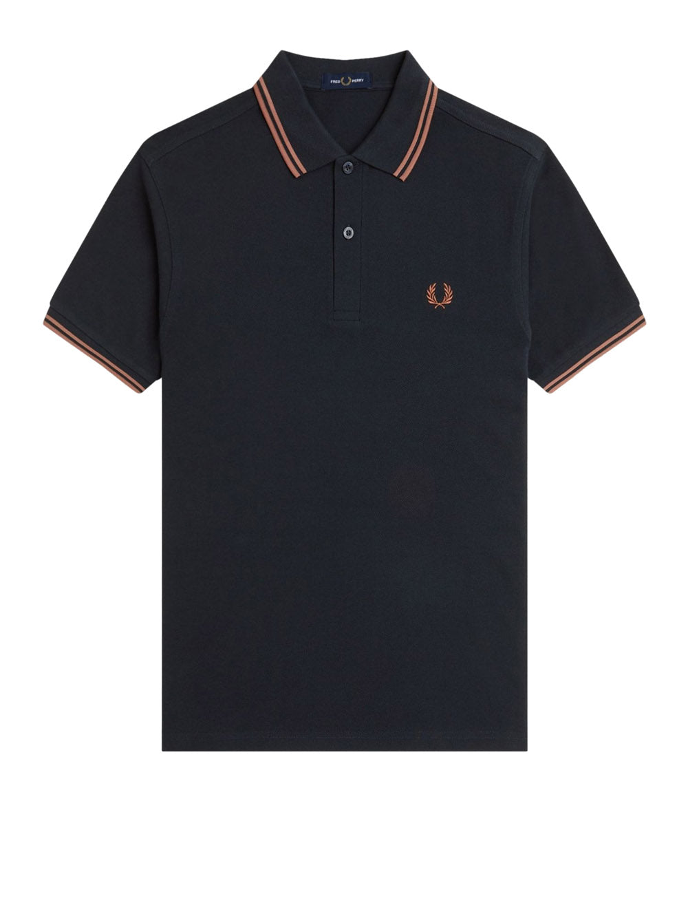 Polo Fred Perry Twin Tipped Uomo - Blu