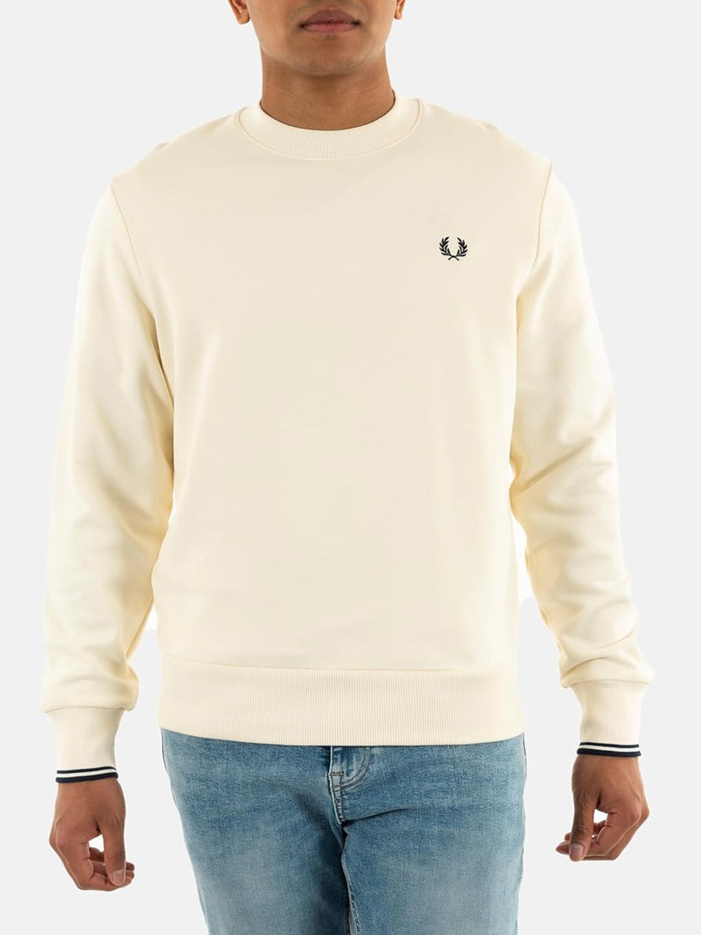 Felpa Fred Perry Uomo - Avorio