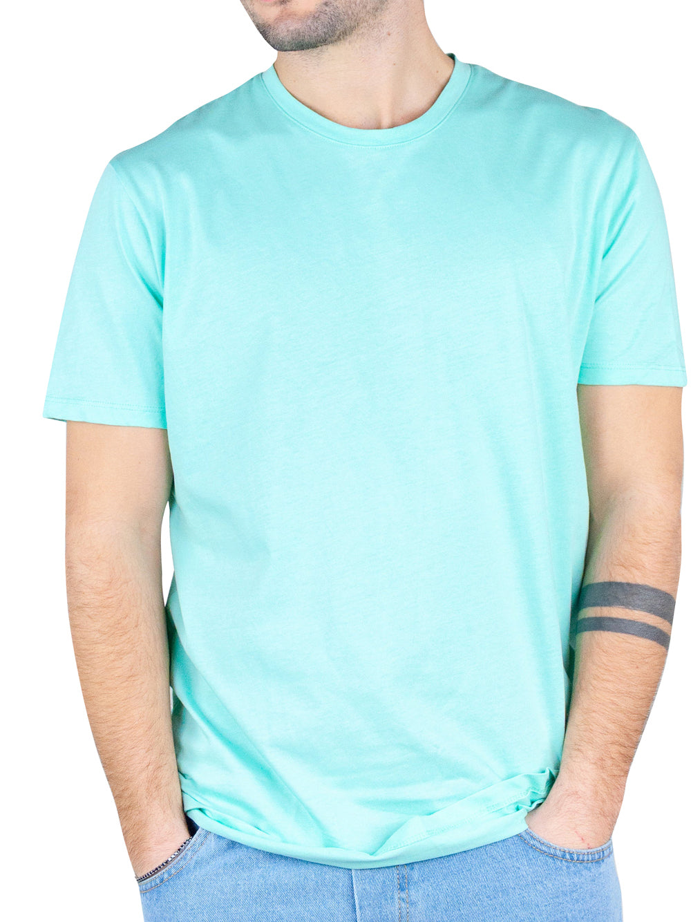 T-Shirt Gianni Lupo Uomo - Celeste