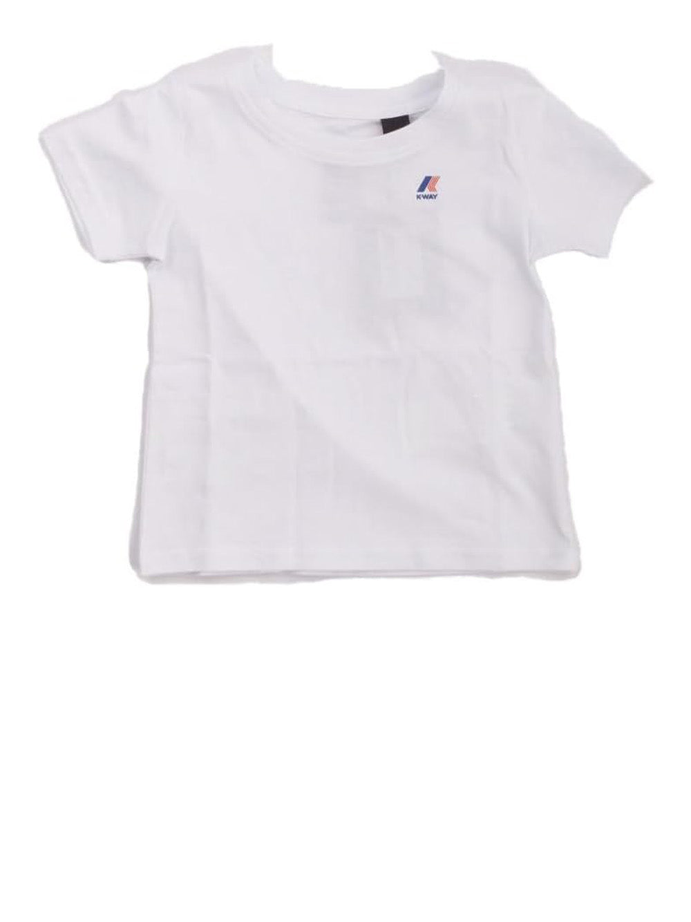 T-shirt K-Way jr Bambino - Bianco