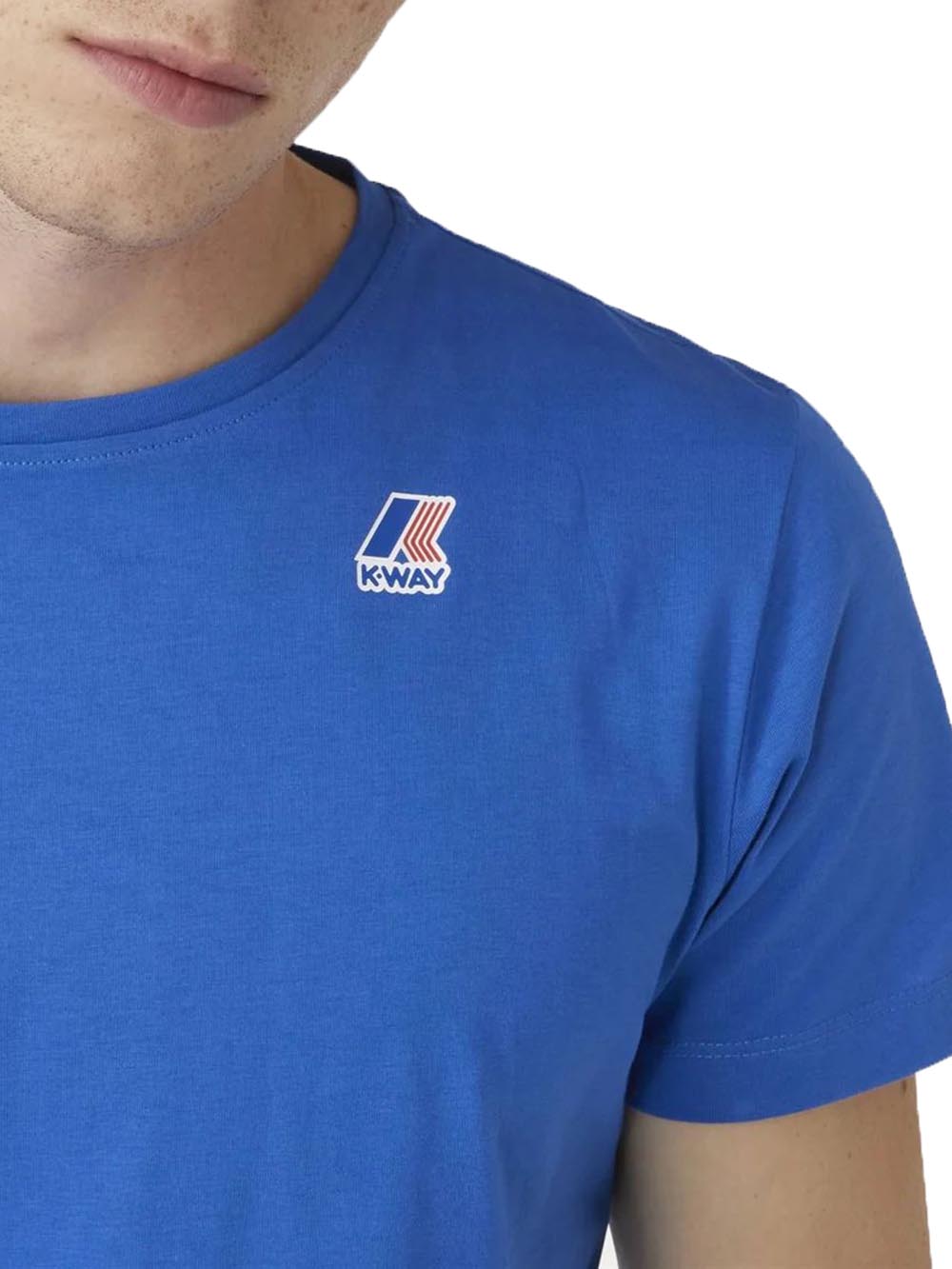 T-Shirt Le Vrai Edouard K-Way Uomo - Blu