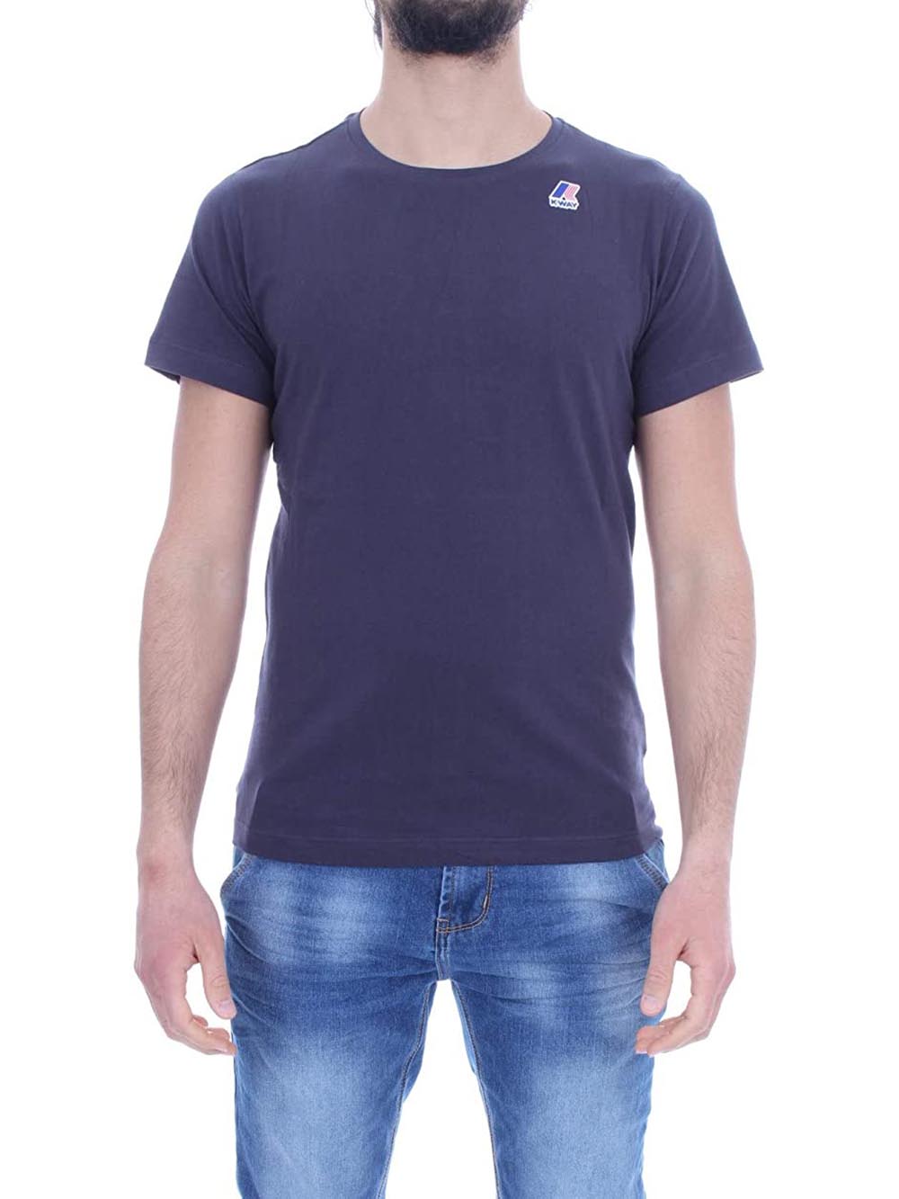 T-Shirt Le Vrai Edouard K-Way Uomo - Blu