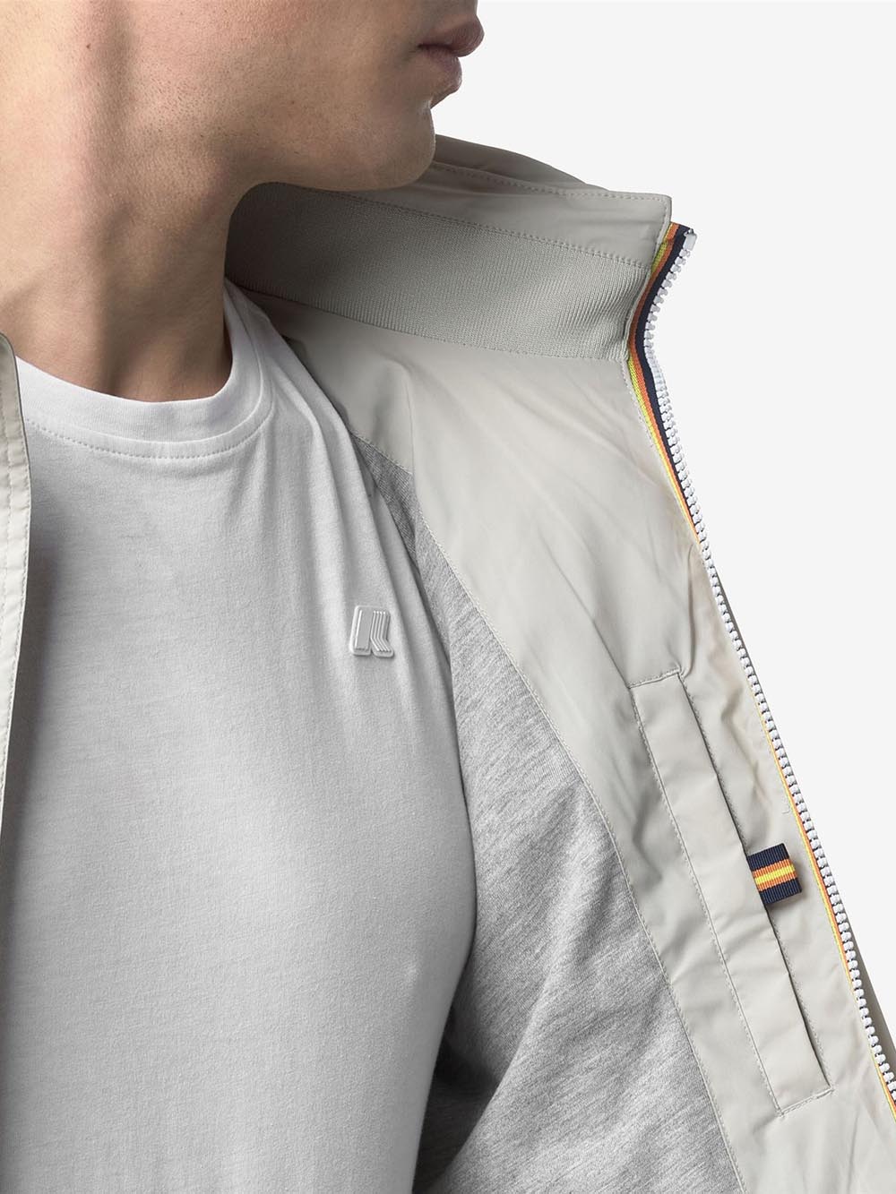 Giubbino K-Way Uomo - Bianco