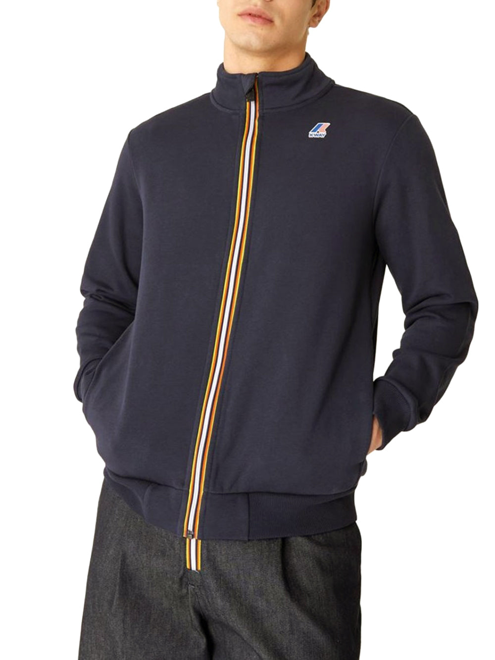 Felpa K-Way Uomo - Blu