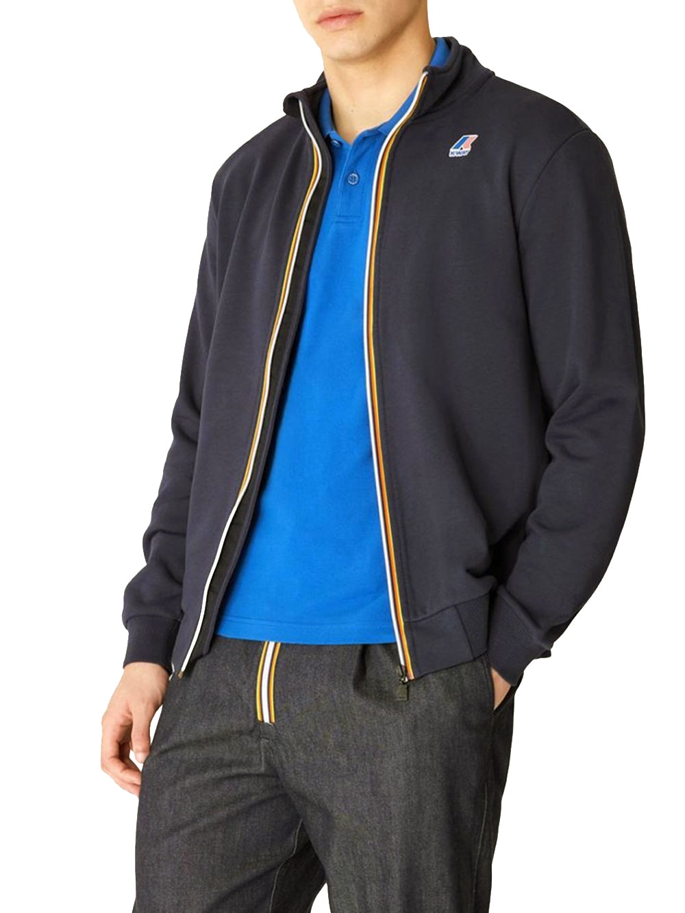 Felpa K-Way Uomo - Blu