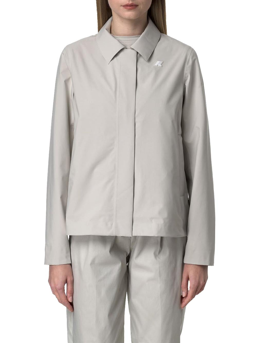 Giubbino Arabel Stretch 2l K-Way Donna - Bianco