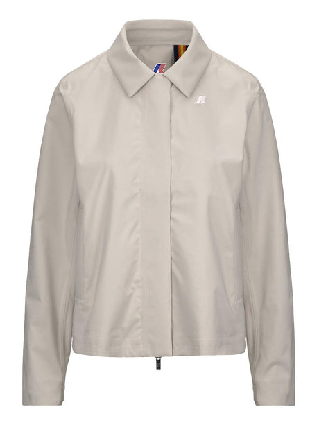 Giubbino Arabel Stretch 2l K-Way Donna - Bianco